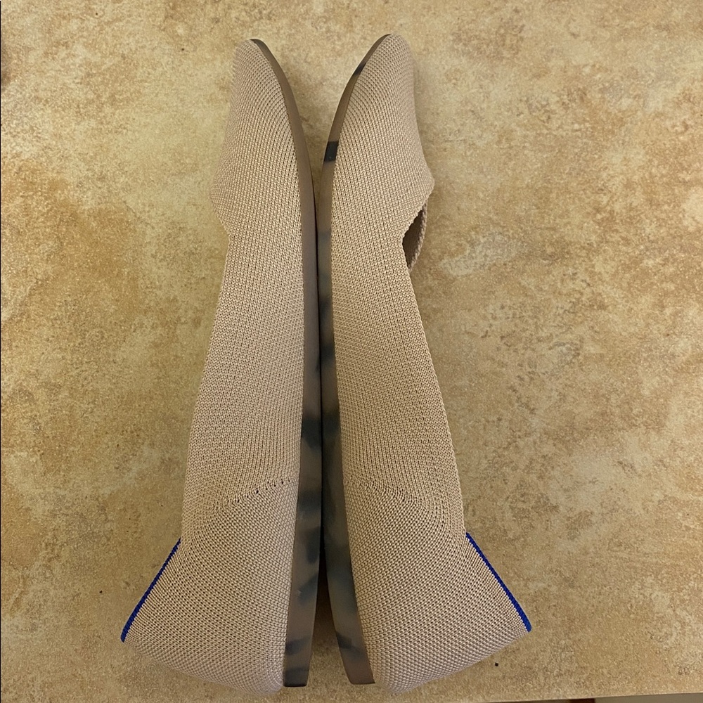 Rothy's Tan Pointed Flats - Picture 8 of 11